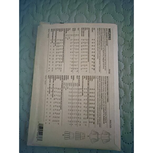 Know Me By Mimi G Sewing Pattern M2303 Size BB (20W-28W) Misses Off-The-Shoulder - Picture 2 of 2